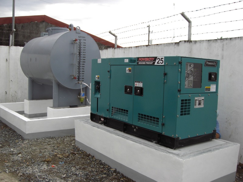 A typical Powercity Generator set up in a telecom site.