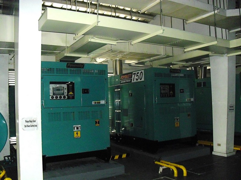 A Data Center in Makati City backed up by 2 units of Powercity 750 KVA.