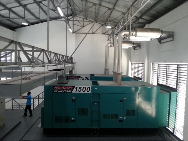 2 units of 1500 KVA Powercity Generators in a telecom data center in Makati City.